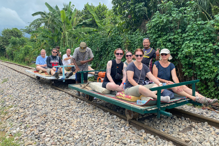 Battambang: Bamboo Train, City Tour, Home Lunch and Bat Cave