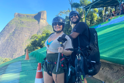 Rio de janeiro : Vols biplaces en parapente au-dessus de Rio