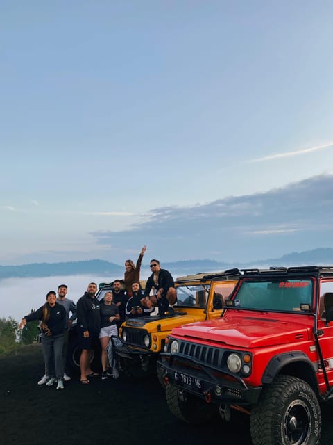 Monte Batur Excursión Todo Incluido en Jeep al Amanecer y Lava Negra