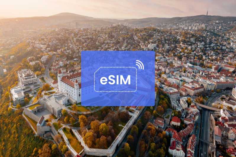Bratislava: Eslovaquia/ Europa eSIM Roaming Plan de datos móvil