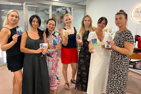 Alicante: Kunsttherapie-Workshop „Wein &amp; Malen”Alicante: Kunsttherapie-Workshop „Wein &amp; Malen“