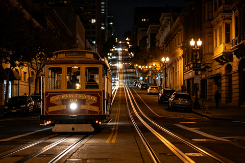 San Francisco Cable Car Night: Hills, Lights & City Stories