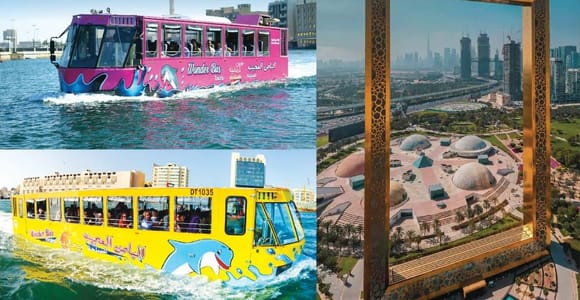 Dubai: City Tour, Water Bus, Frame Entry, Gold & Spice Souk