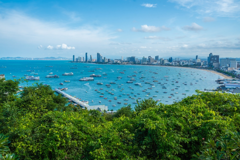 Pattaya: Sanctuary of Truth, Floating Market & Sunset Cafe