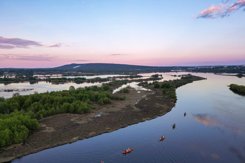 Rovaniemi: Canoe Trip under the Midnight Sun