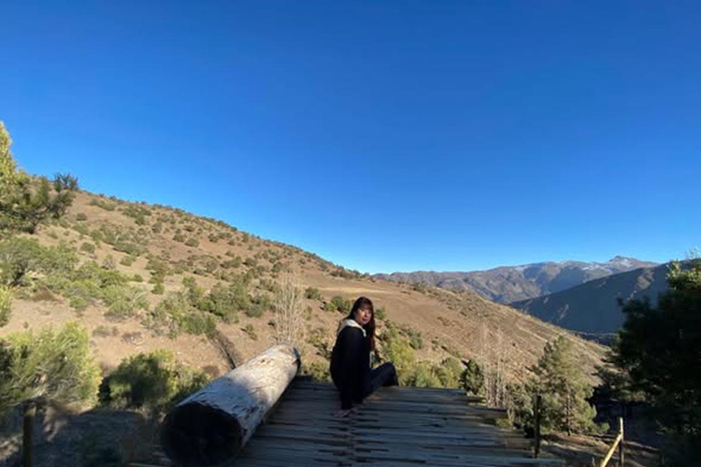 圣地亚哥：瓦莱内瓦多山脉的黄昏 + UFO山谷和野餐圣地亚哥：瓦莱内瓦多山脉日落 + UFO山谷和野餐