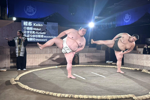 Tokyo: Sumo Entertainment with Japanese Meal at Tokyo Tower Front row VIP seats