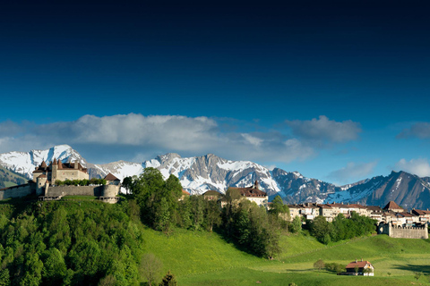 Excursion privée d&#039;une journée de Genève à Lausanne, Gruyères et retour