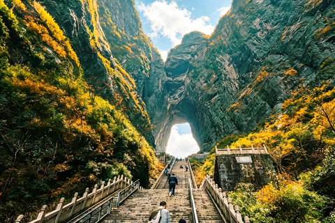 From Zhangjiajie: 2-Day National Park & Furong Town Tour Avatar Mountains Day Tour and Optional Furong Town Night