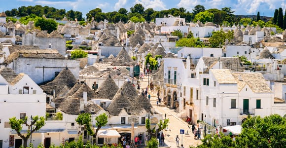 From Lecce: Ostuni, Alberobello & Polignano a Mare Day Trip
