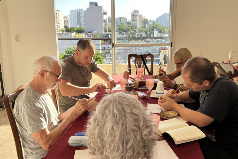 Buenos Aires: Mate and paint experience with pastry tasting