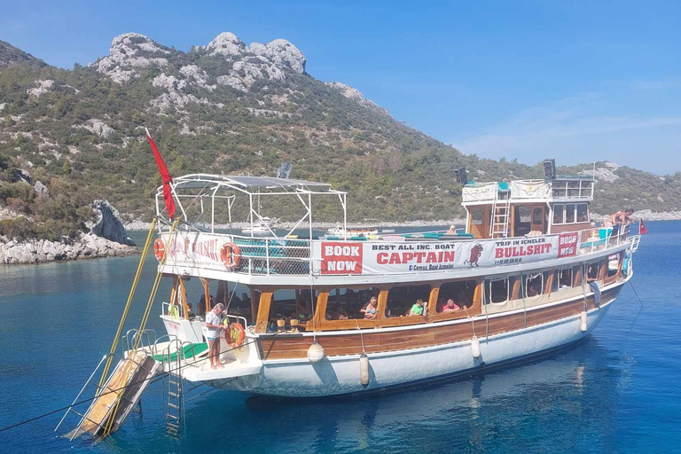 Marmaris: Captain Bulls Boat Trip with BBQ & Drinks Boat Trip with BBQ & Soft Drinks