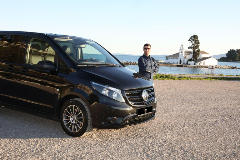 Corfu: excursão de meio dia em mini van para destinos icônicos