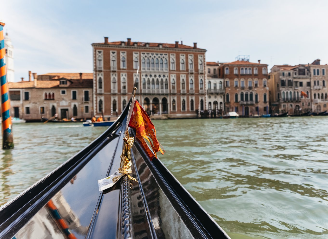 Venedig: Gondoltur på Canal Grande med app-kommentarer