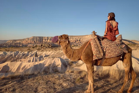 Cappadocia: Sunrise or Sunset Camel Safari with Hotel Pickup Sunset Camel Safari