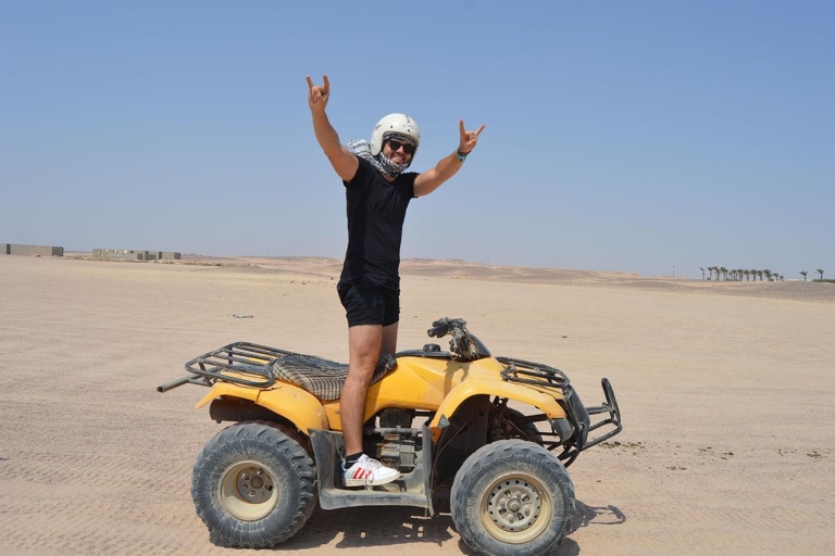 Hurghada: Safari 5*1 Quad, Sternenbeobachtung, Ausritt mit AbendessenHurghada Quad Bike Tour mit Sternenteleskop und Abendessen