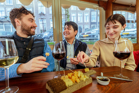 Amsterdam: Lyxig ost- och vinkryssning med obegränsade drinkar