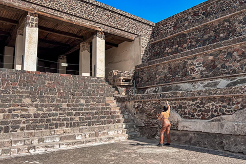 Pyramides de Teotihuacan : billet d'entrée coupe-file