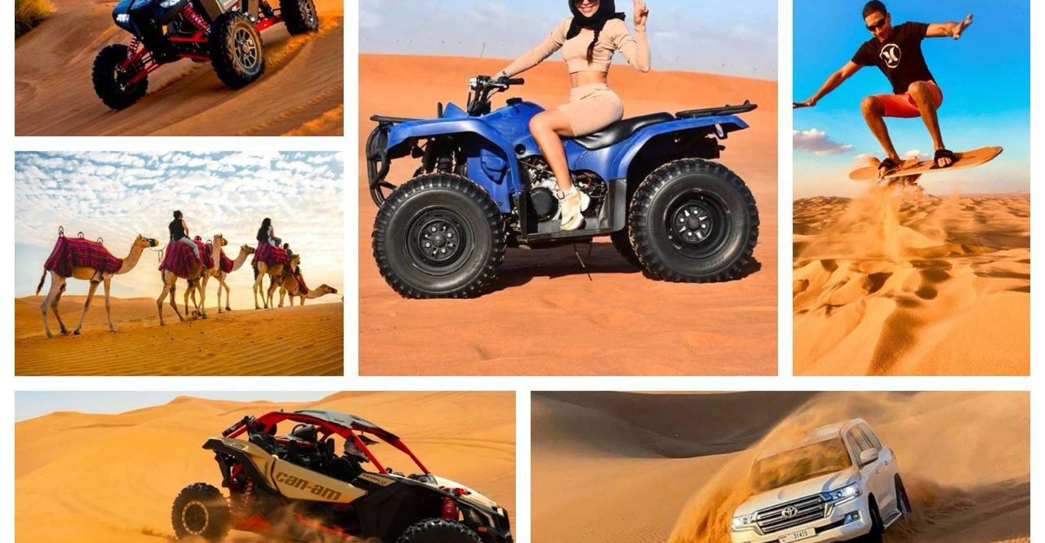 Doha:ATV,Quad or Buggy Dune Bashing,CamelRide & Sandboarding photo 6