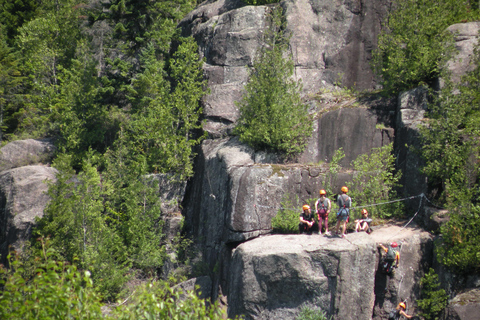 Tyroparc: Via Ferrata Guided Tour and Zipline Combo Ticket Summer: Via Ferrata Guided Tour and 2 Zipline Combo Ticket
