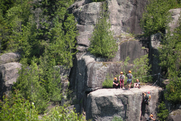 Tyroparc: Via Ferrata Guided Tour and Zipline Combo Ticket Summer: Via Ferrata Guided Tour and 2 Zipline Combo Ticket