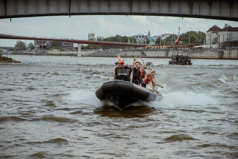 From Warsaw: Zegrze Lake 30-Min Private Speedboat Adventure