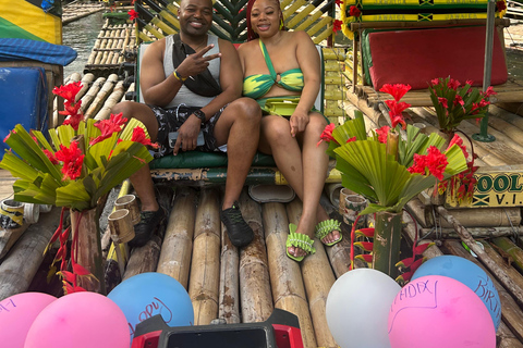 Montego Bay: Lethe River Rafting with Limestone Massage Customized bamboo rafting+Lime stone massage