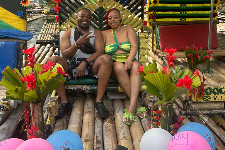 Montego Bay: Lethe River Rafting with Limestone Massage Customized bamboo rafting+Lime stone massage