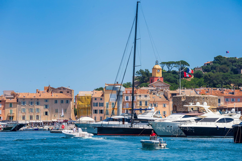 Cannes: Retourtransfer per boot naar Saint Tropez