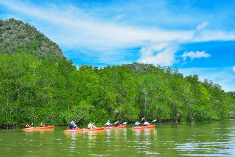 Krabi's Hidden Mangrove Kayak Tour Full Day Kayak + Massage spa