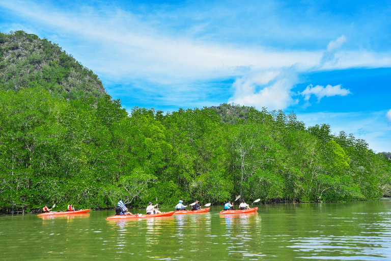 Krabi's Hidden Mangrove Kayak Tour Full Day Kayak + Massage spa