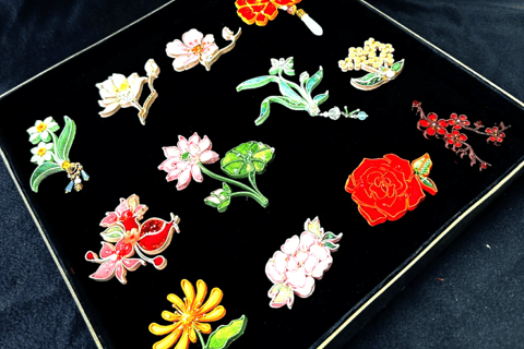Guangzhou: Cold Enamel Brooch DIY Experience in Yongqingfang