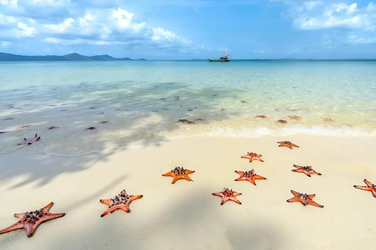 Phu Quoc Northern City: Kayaking, Starfish Beach & Ham Rong Group Tour