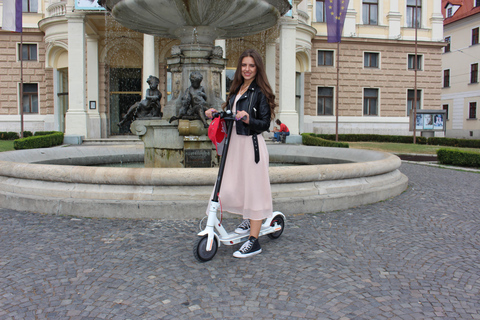 Bratislava: Rundtur med elscooterBratislava: Flodpromenad