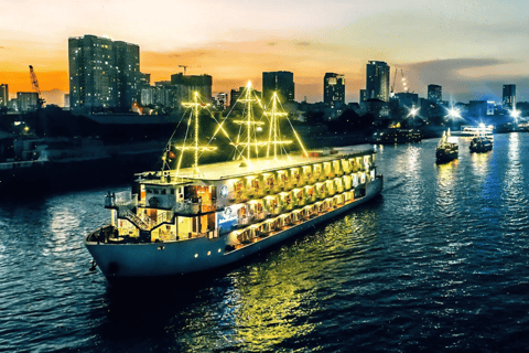 Romantic Saigon Nights: Dinner Cruise Experience Shared Table On The Cruise & Without Pick-Up & Drop Off
