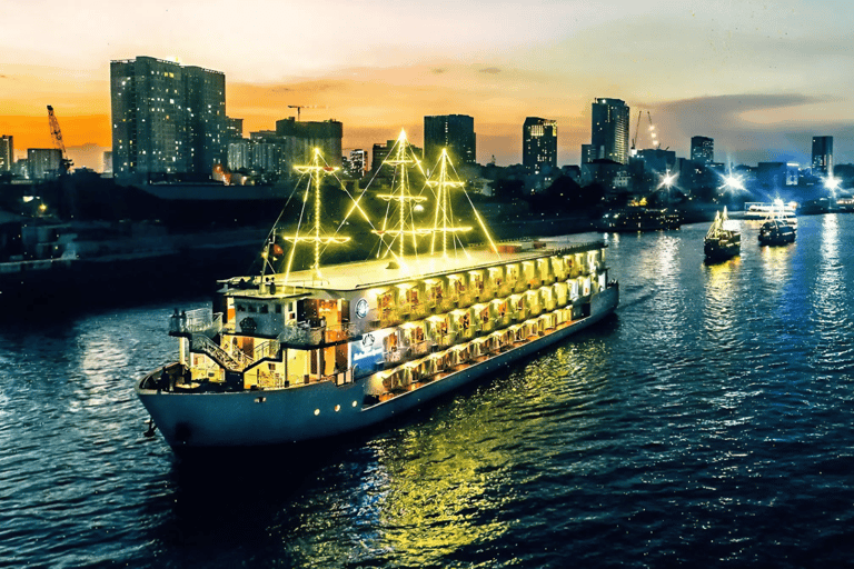 Romantic Saigon Nights: Dinner Cruise Experience Shared Table On The Cruise & Without Pick-Up & Drop Off