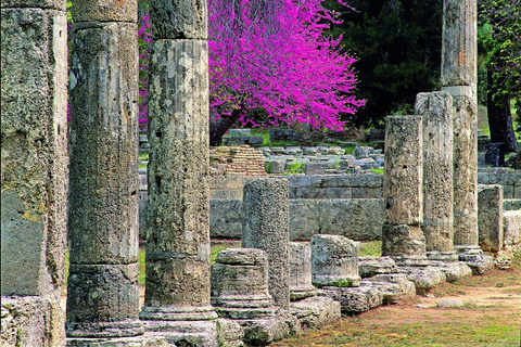 Discover Ancient Olympia and Seaside Charm in Kalo Nero Private Luxury Zero-Emission Electric SUV Transfer (Up to 4)