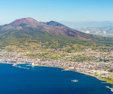 De Nápoles: Traslado do Monte Vesúvio com ingressos