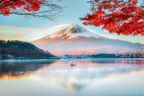 De Tóquio: Excursão de 1 Dia ao Lago Kawaguchi e Monte Fuji com Almoço