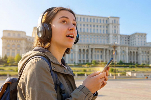 Bucharest: Palace of Parliament, Ceausescu House & Museum Audio Guide (Multiple Languages)