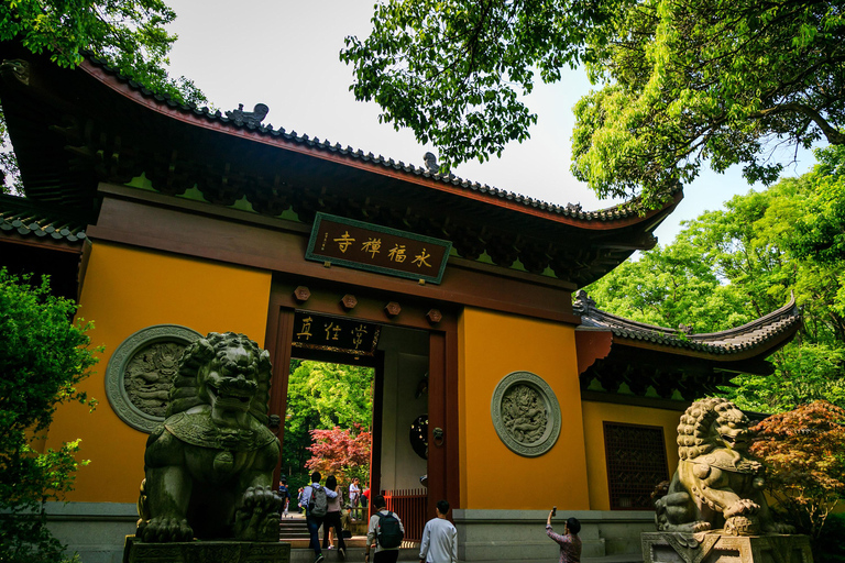 Da Shanghai: tour privato di Hangzhou con treno proiettileLa guida ti servirà dopo l&#039;arrivo a Hangzhou