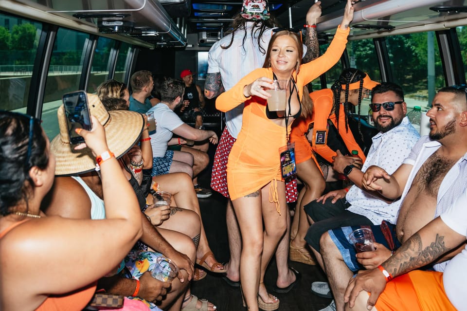 Las Vegas Strip: 3-Stop Pool Party Crawl with Party Bus