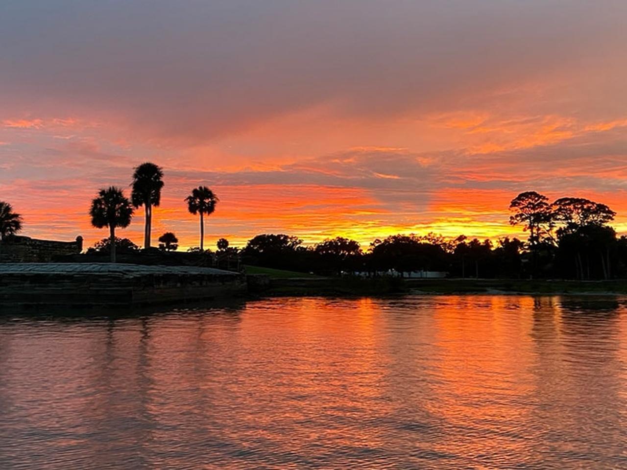 St. Augustine: Bootstour bei Sonnenuntergang mit Panoramablick