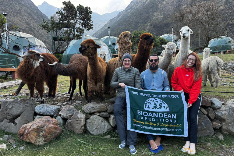 Cusco: Humantay Lagoon Hike with Luxury Domes with Alpacas