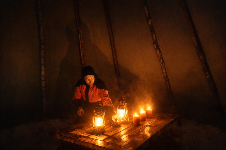 Rovaniemi: Ice Fishing, Snowmobile, and Net Fishing Tour