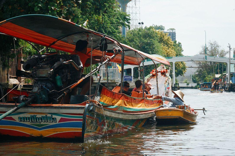 2 horas de tour privado en barco por los canales de Bangkok: Barco Tradicional