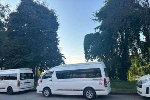 Luang Prabang to Nong Khiaw and vice versa by Daily Minivan Private: Nong Khiaw to Luang Prabang