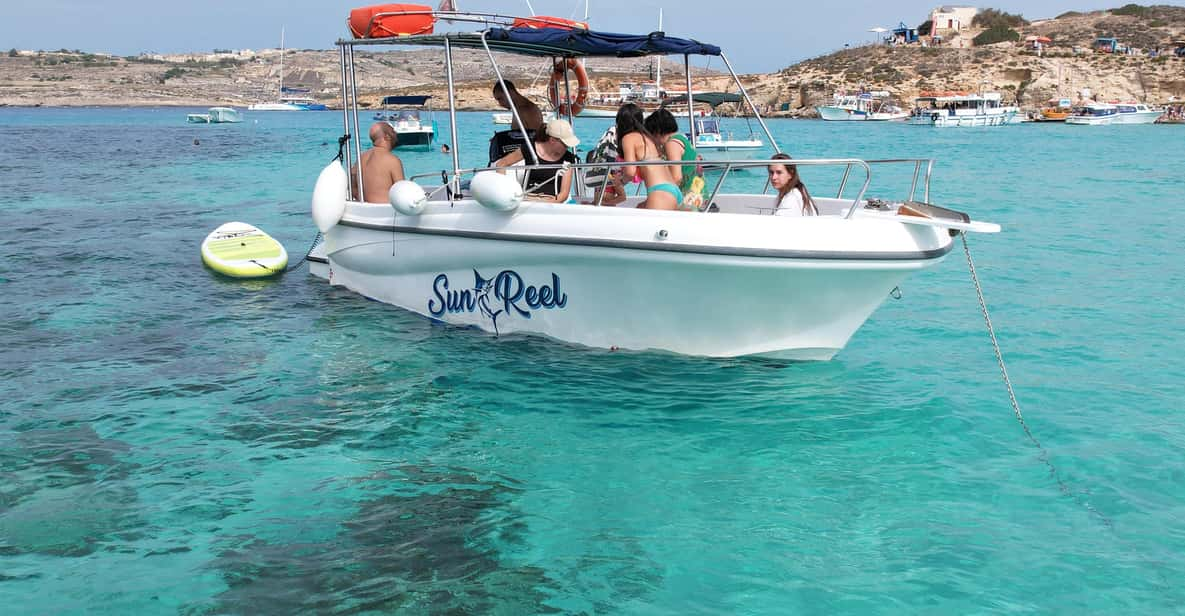 Malte Blue Lagoon Comino Gozo Private Boat Cruise Trip