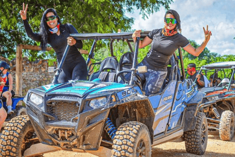 Dune Buggies Beach Macao with Cenote and Typical House