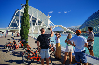 Fahrradtour zu den wichtigsten Sehenswürdigkeiten von Valencia: Altstadt, Turia und Ciudad de las Artes y las Ciencias